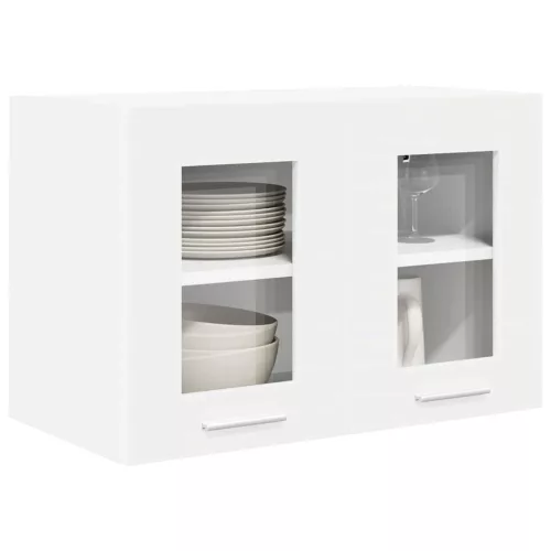Függő szekrény ajtóval Riga 2 pcs Fehér 60 x 31 x 40 cm Faanyag