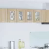 Függő szekrény Riga 2 pcs Sonoma tölgy 60 x 31 x 40 cm Faanyag