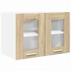 Függő szekrény Riga 2 pcs Sonoma tölgy 60 x 31 x 40 cm Faanyag