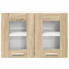 Függő szekrény Riga 2 pcs Sonoma tölgy 60 x 31 x 40 cm Faanyag