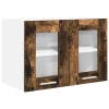 Függő szekrény Riga 2 pcs Füstölt tölgy 60 x 31 x 40 cm Faanyag