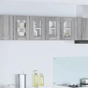   Függő szekrény Riga 2 pcs Szürke Sonoma 60 x 31 x 40 cm Faanyag