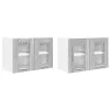 Függő szekrény Riga 2 pcs Szürke Sonoma 60 x 31 x 40 cm Faanyag