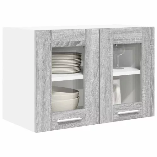 Függő szekrény Riga 2 pcs Szürke Sonoma 60 x 31 x 40 cm Faanyag