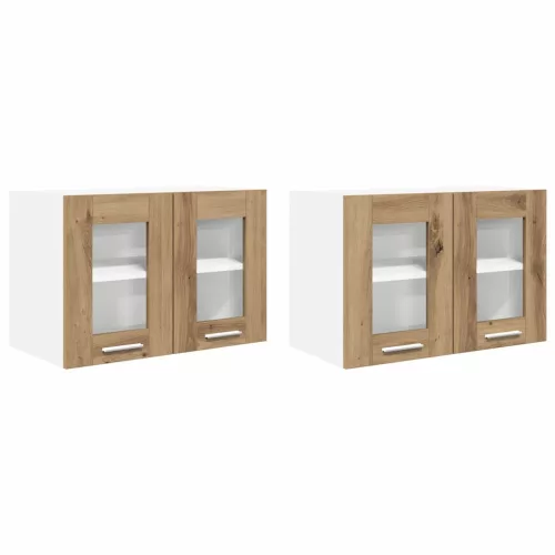 Függő szekrény Riga 2 pcs Artisan tölgy 60 x 31 x 40 cm Faanyag
