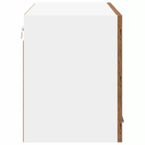 Függő szekrény Riga Régi fa és fehér 80 x 31 x 40 cm Faanyag