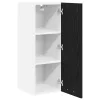 Függő szekrény Riga 2 pcs Fekete tölgy és fehér 30 x 31 x 80 cm