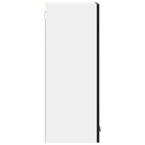 Függő szekrény Riga 2 pcs Fekete tölgy és fehér 30 x 31 x 80 cm
