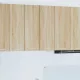 Függő szekrény Riga 2 pcs Sonoma tölgy és fehér 30 x 31 x 80 cm