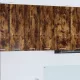 Függő szekrény polcokkal Riga 2 pcs Füstölt tölgy és fehér
