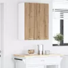 Függő szekrény polcokkal Riga 2 pcs Artisan tölgy és fehér