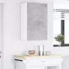 Függő szekrény Riga Beton szürke és fehér 50 x 31 x 80 cm