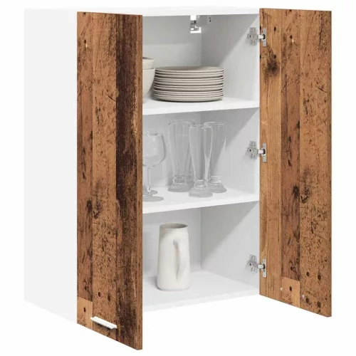 Függő szekrény polcokkal Riga Öreg fa 60 x 31 x 80 cm Faanyag