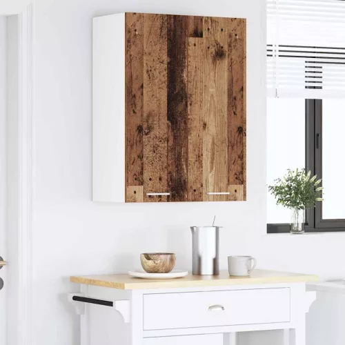 Függő szekrény polcokkal Riga Öreg fa 60 x 31 x 80 cm Faanyag