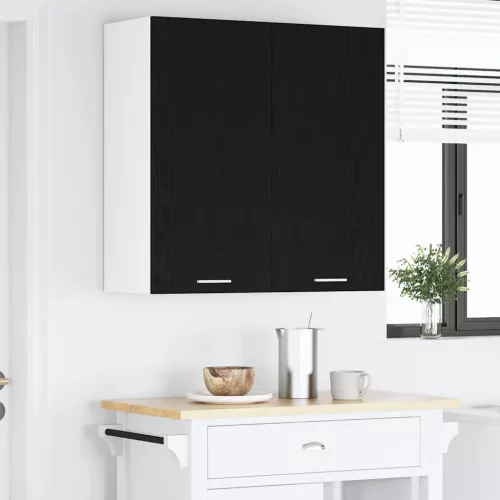 Függő szekrény Riga Fekete tölgy 80 x 31 x 80 cm Faanyag