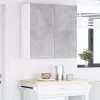 Függő szekrény Riga Beton Szürke 80 x 31 x 80 cm Faanyag
