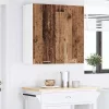Függő szekrény polcokkal Riga Öreg fa 80 x 31 x 80 cm Faanyag