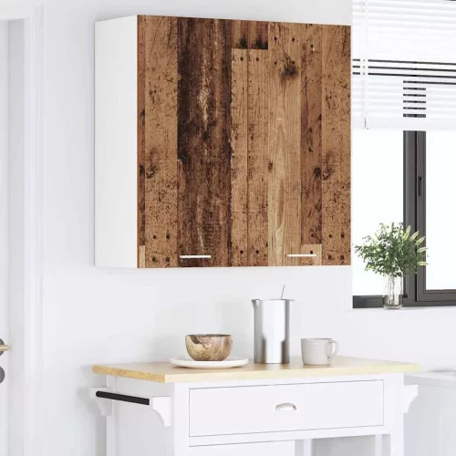 Függő szekrény polcokkal Riga Öreg fa 80 x 31 x 80 cm Faanyag