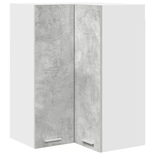 Függő szekrény Riga Beton szürke és fehér 57 x 57 x 80 cm