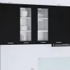 Függő szekrény Riga 2 pcs Fekete tölgy 40 x 31 x 80 cm Faanyag