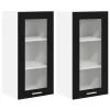 Függő szekrény Riga 2 pcs Fekete tölgy 40 x 31 x 80 cm Faanyag