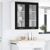 Függő szekrény Riga 2 pcs Fekete tölgy 40 x 31 x 80 cm Faanyag