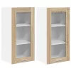 Függő szekrény Riga 2 pcs Sonoma tölgy 40 x 31 x 80 cm Faanyag