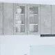 Függő szekrény Riga 2 pcs Beton Szürke 40 x 31 x 80 cm Faanyag
