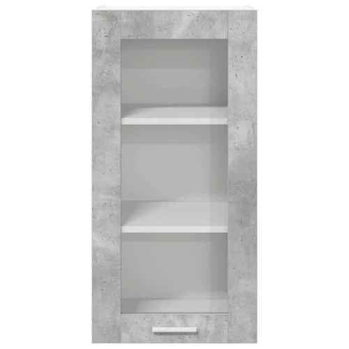 Függő szekrény Riga 2 pcs Beton Szürke 40 x 31 x 80 cm Faanyag