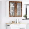 Függő szekrény Riga 2 pcs Füstölt tölgy 40 x 31 x 80 cm Faanyag