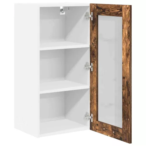 Függő szekrény Riga 2 pcs Füstölt tölgy 40 x 31 x 80 cm Faanyag