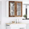 Függő szekrény polcokkal Riga Öreg fa 40 x 31 x 80 cm Faanyag