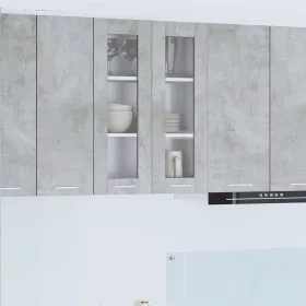 Függő szekrény Riga Beton Szürke 60 x 31 x 80 cm Faanyag