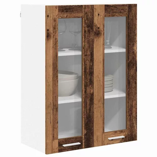 Függő szekrény polcokkal Riga Öreg fa 60 x 31 x 80 cm Faanyag