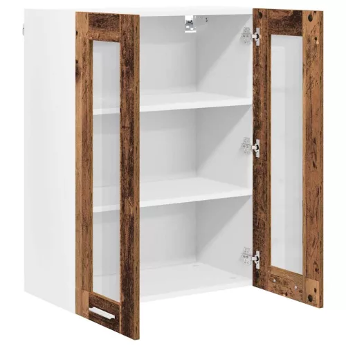 Függő szekrény polcokkal Riga Öreg fa 60 x 31 x 80 cm Faanyag