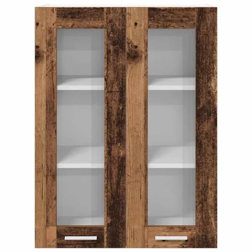 Függő szekrény polcokkal Riga Öreg fa 60 x 31 x 80 cm Faanyag