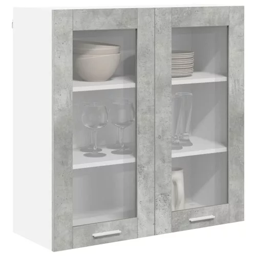 Függő szekrény Riga Beton Szürke 80 x 31 x 80 cm Faanyag