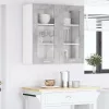 Függő szekrény Riga Beton Szürke 80 x 31 x 80 cm Faanyag