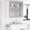 Függő szekrény Riga Szürke Sonoma 80 x 31 x 80 cm Faanyag