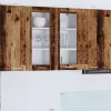 Függő szekrény polcokkal Riga Öreg fa 80 x 31 x 80 cm Faanyag