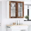 Függő szekrény polcokkal Riga Öreg fa 80 x 31 x 80 cm Faanyag