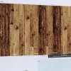 Függő szekrény Riga Régi fa és fehér 50 x 31 x 100 cm Faanyag