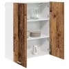 Függő szekrény polcokkal Riga Öreg fa 80 x 31 x 100 cm Faanyag