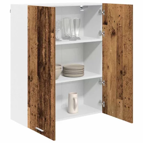 Függő szekrény polcokkal Riga Öreg fa 80 x 31 x 100 cm Faanyag