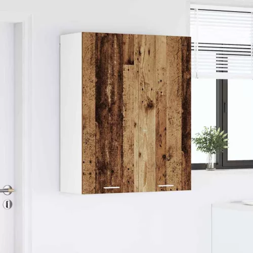 Függő szekrény polcokkal Riga Öreg fa 80 x 31 x 100 cm Faanyag