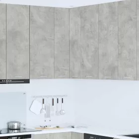  Függő szekrény Riga Beton szürke és fehér 57 x 57 x 100 cm