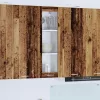 Függő szekrény polcokkal Riga Öreg fa 40 x 31 x 100 cm Faanyag