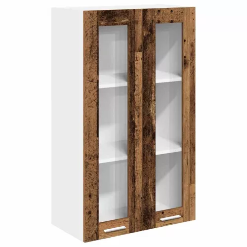 Függő szekrény polcokkal Riga Öreg fa 60 x 31 x 100 cm Faanyag