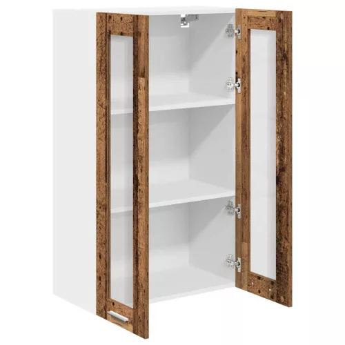 Függő szekrény polcokkal Riga Öreg fa 60 x 31 x 100 cm Faanyag