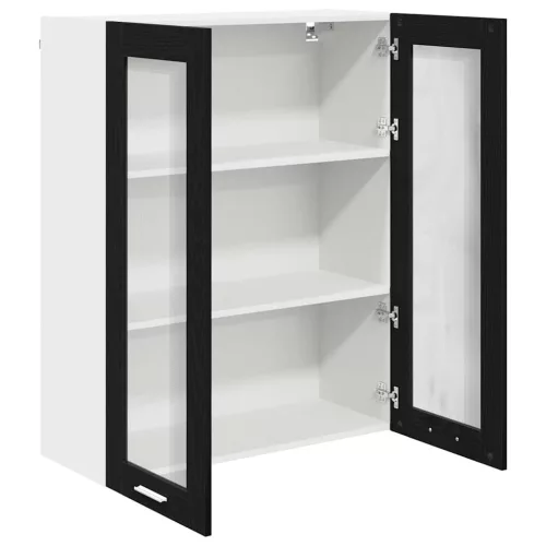 Függő szekrény Riga Fekete tölgy 80 x 31 x 100 cm Faanyag